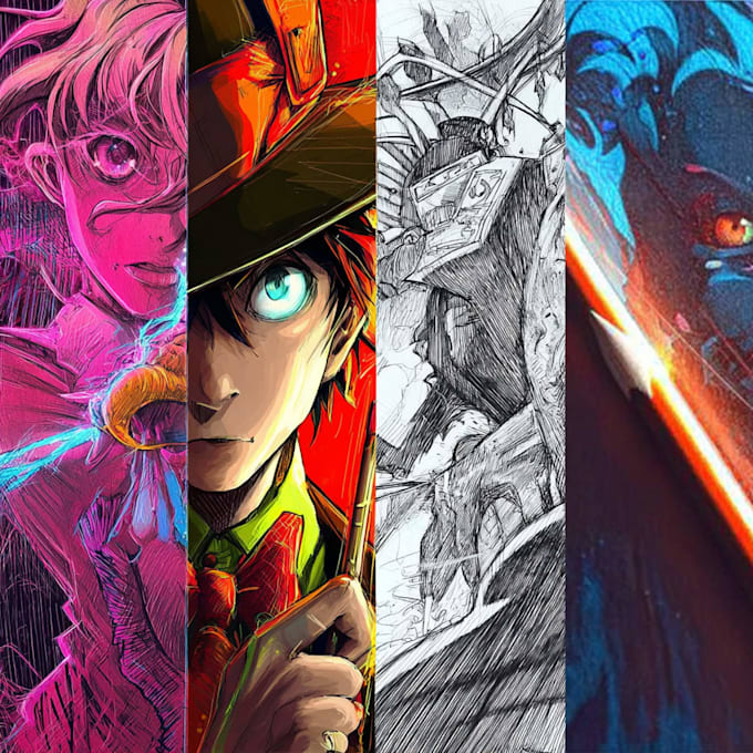 draw cool anime art