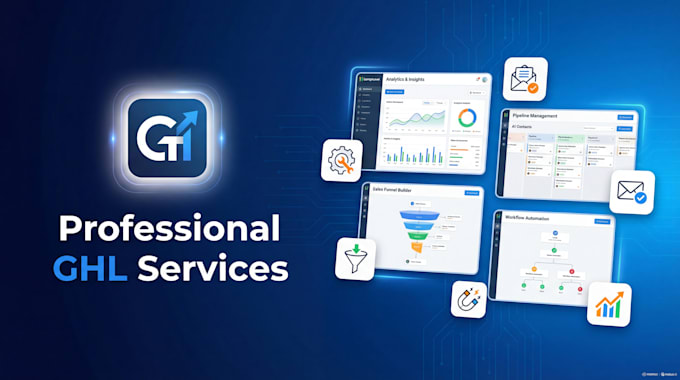 develop complete gohighlevel CRM and funnel setups