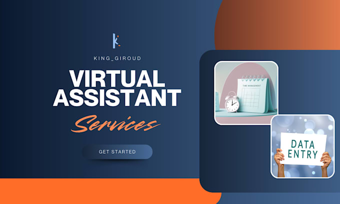 Be your administrative virtual assistant, admin support by Kinggiroud ...