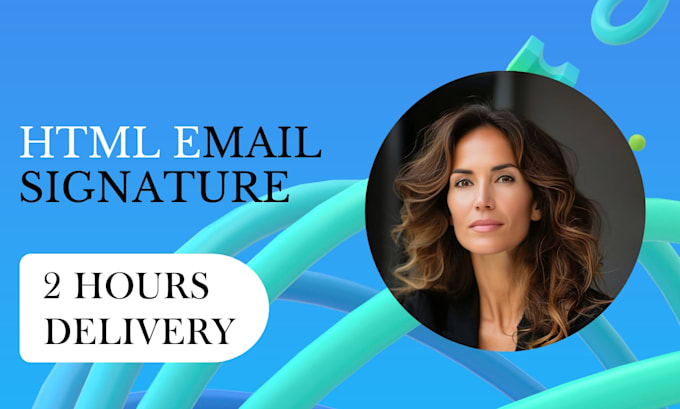 create custom clickable HTML email signature