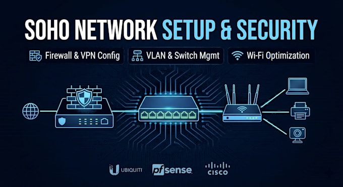 design and configure your secure soho home or office network