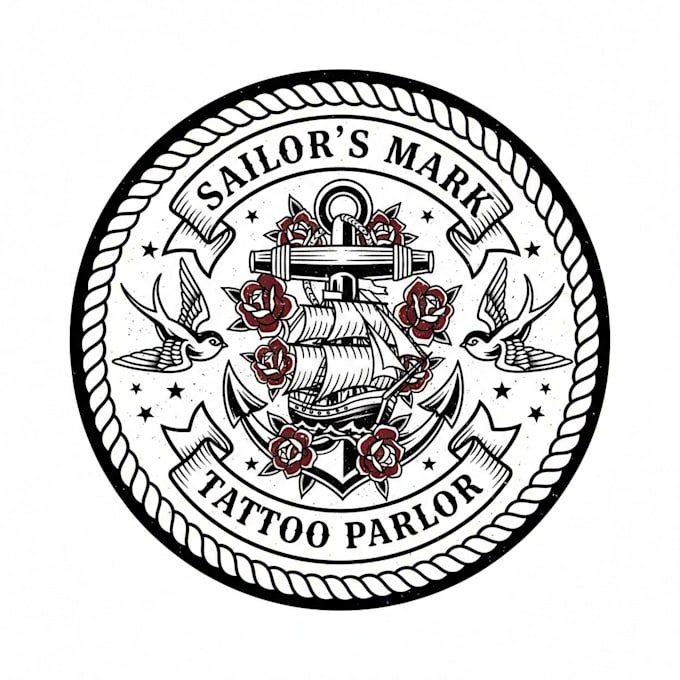 design a bold and unique tattoo shop logo