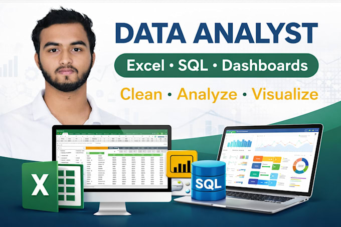analyze your data using excel sql and dashboards