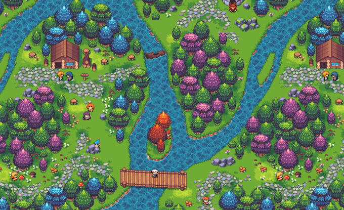 Do pixel art tileset pixel animation sprite sheet game art assets pixel ...
