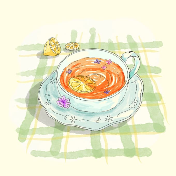 make watercolor illustrations for children books