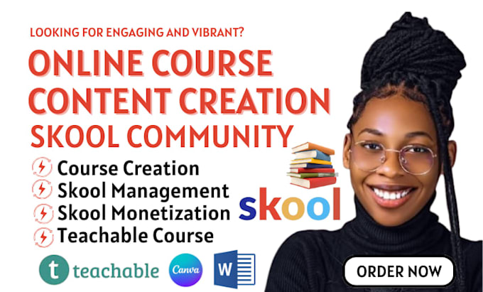 create online course content skool online community teachable course creation