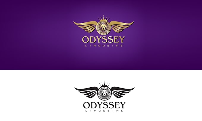 create a innovative automotive logo for odyssey limousine