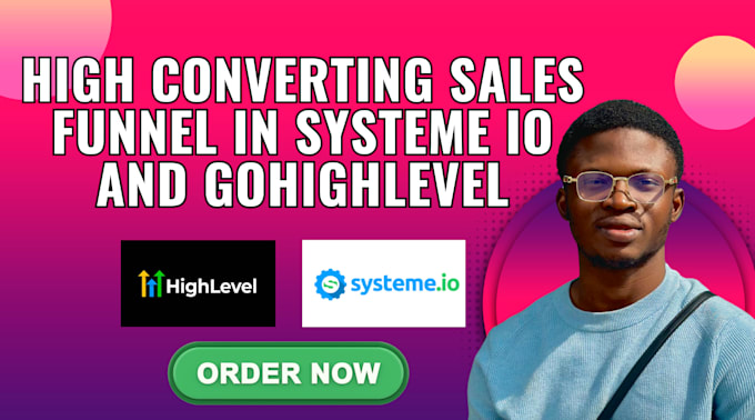 design sales funnel on systeme io or gohighlevel