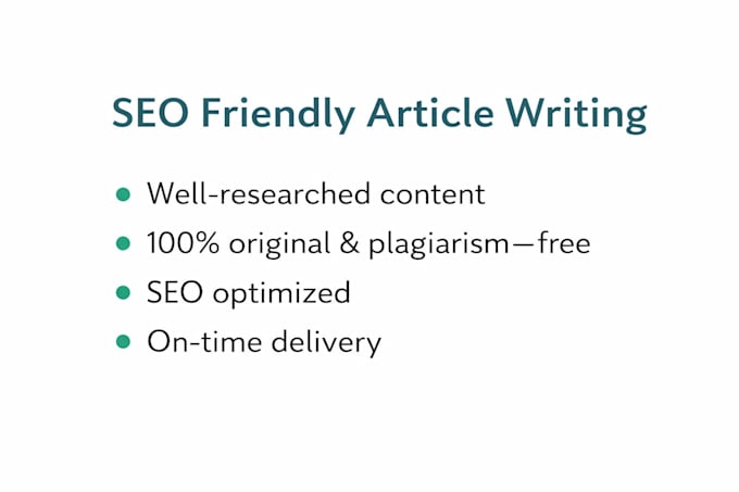 seo blog posts and articles