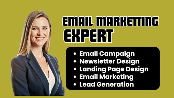 design professional email templates and newsletters for mailchimp