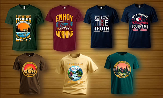 Custom typography tshirt design and trendy t shirt design by Harun19764 ...