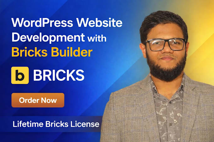 develop a wordpress website using the bricks builder