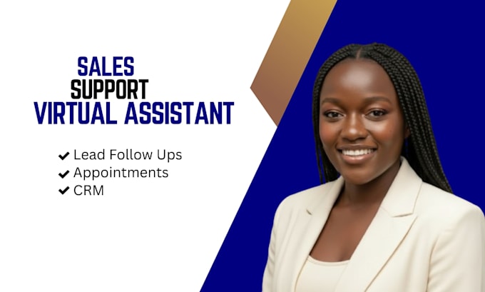 be your sales support virtual assistant