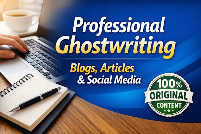 ghostwriting blogs and social media content