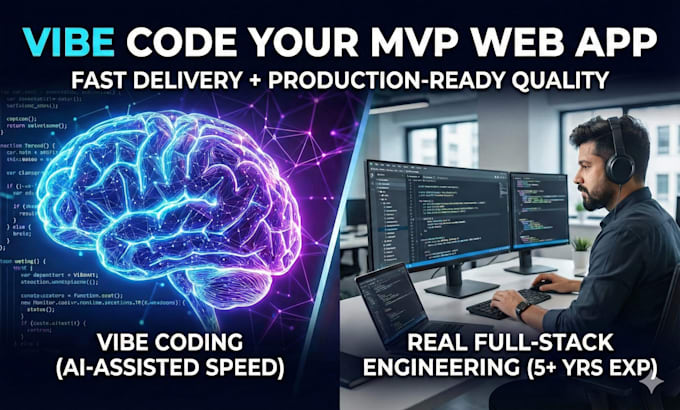 vibe code your mvp web app with real senior full stack experience