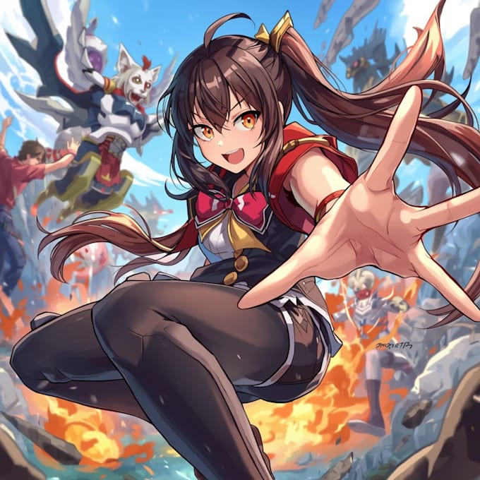 do an anime or comic character