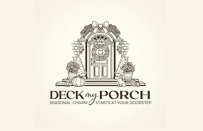 design decked out holiday porches logo