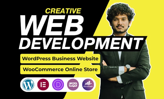 create wordpress business website woocommerce development