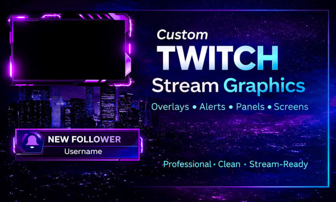 Design professional twitch stream overlays panels and screens by ...