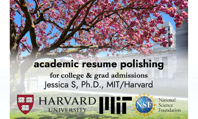 upgrade your resume for academic applications or admissions