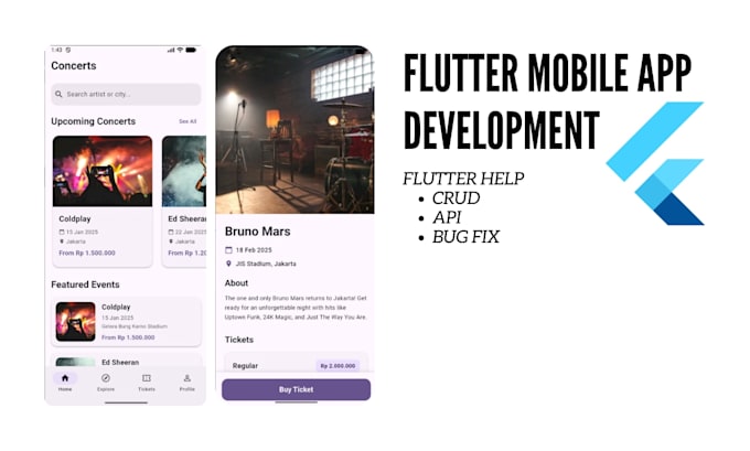 help you with flutter projects, assignments, crud, API integration