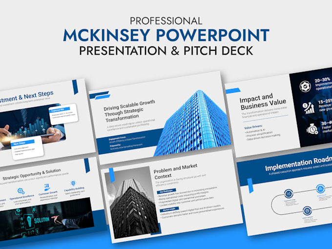 Do powerpoint presentation design and professional pitch deck by ...