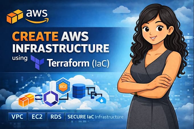 Create aws infrastructure using terraform by Suchasodage | Fiverr