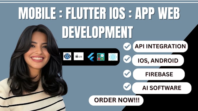 Flutter firebase developer flutter apps ios andriod reactive native ...