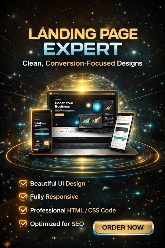 design a high conversion landing page