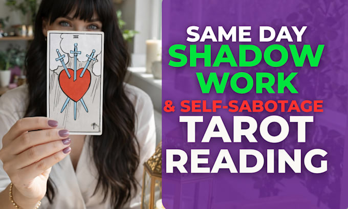 detailed shadow work tarot reading and psychic reading same day