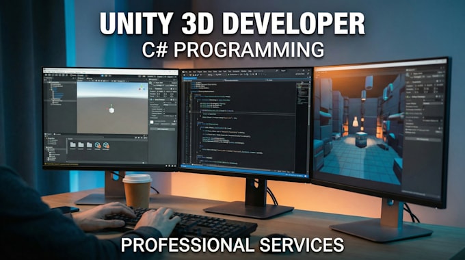 develop a custom video game from your idea using unity