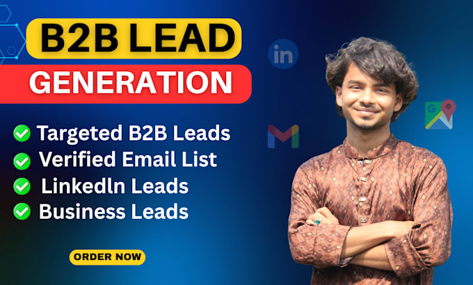 do b2b lead generation, linkedin leads and verified email list