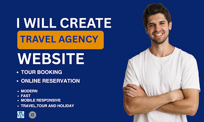 create travel website with your tour booking website
