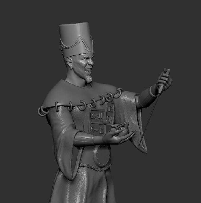 sculpt a custom 3d character model for 3d printing