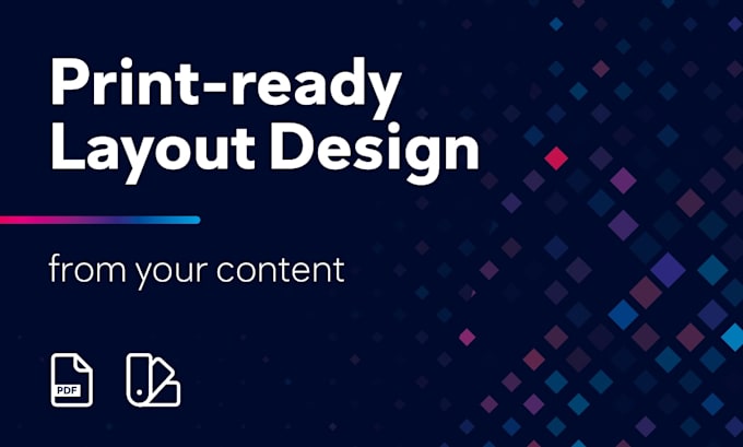 design professional print layouts from your content