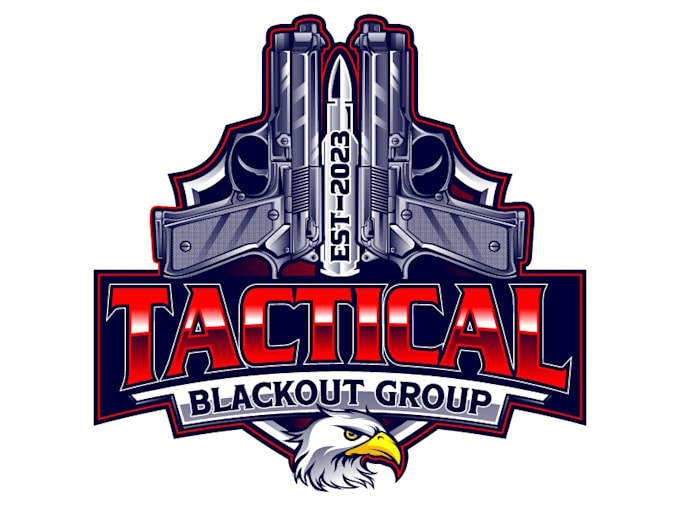 design excellent gun logo