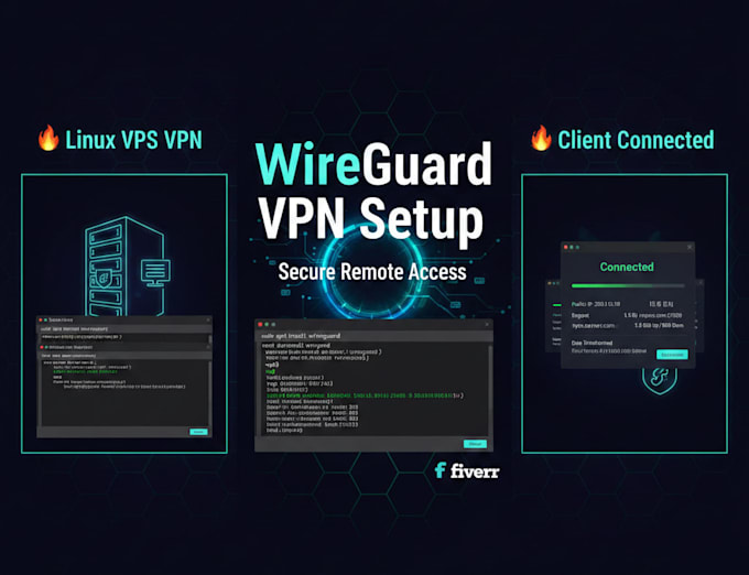 install and secure wireguard VPN on your linux server