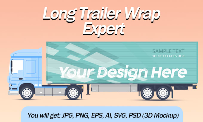 do professional long trailer wrap, truck trailer wrap