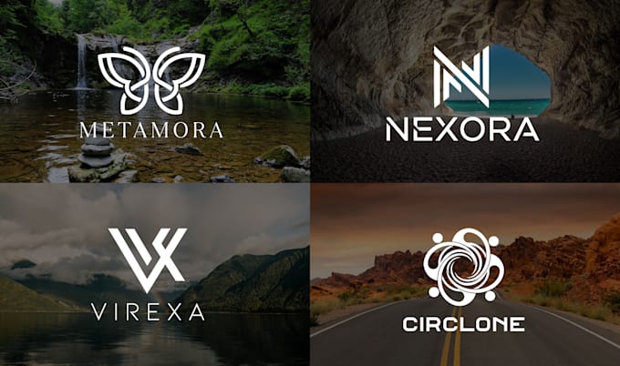 do modern minimalist and luxury logo design