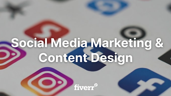 be your social media marketer and content designer
