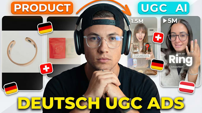 create german ugc ad videos with your custom creator
