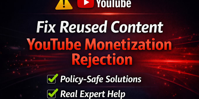 fix reused content and youtube monetization rejection issues