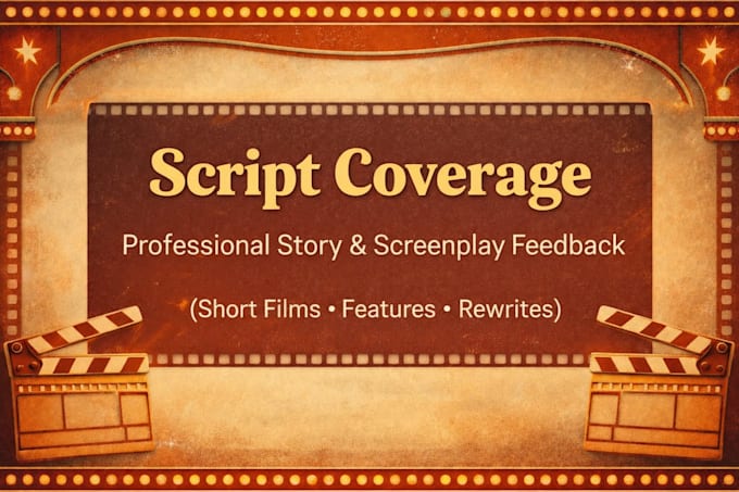 provide professional script coverage and screenplay feedback