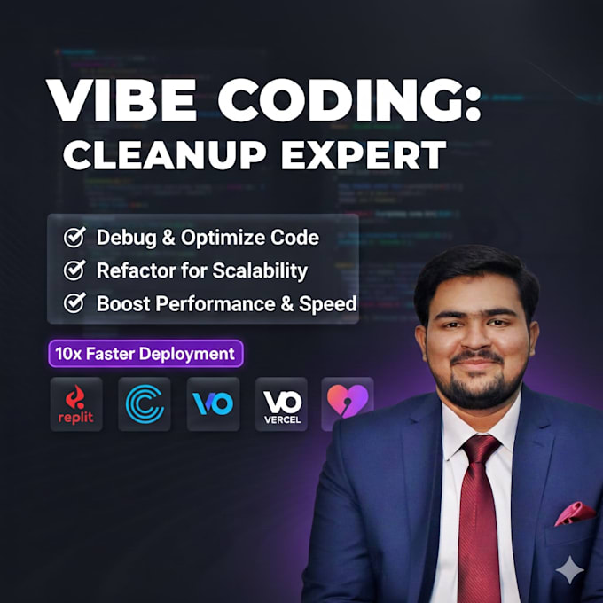 fix errors, bugs and develop your vibe coding app replit, lovable, cursor etc