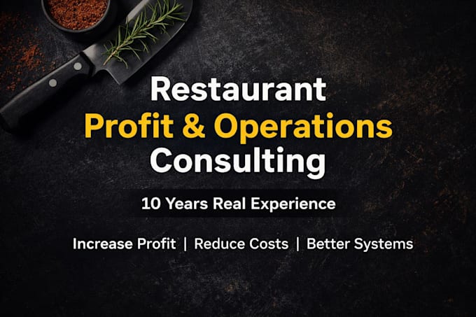 help restaurant owners increase profit and improve operations