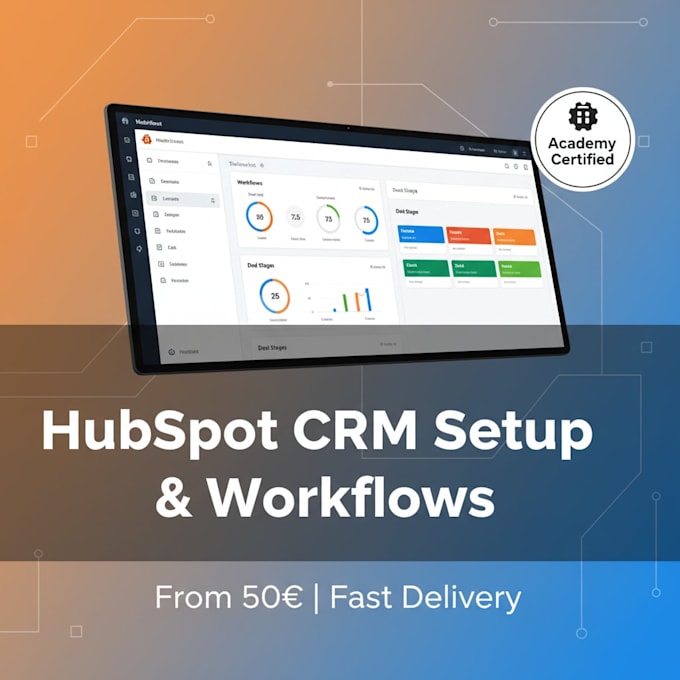 professional hubspot CRM setup, configuration and workflows