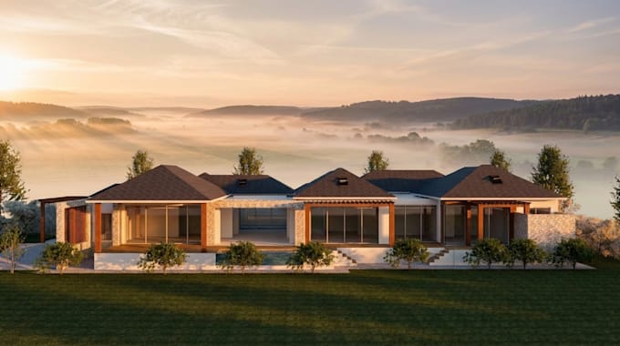 create a comprehensive 3d bim model and revit architecture from 2d plans