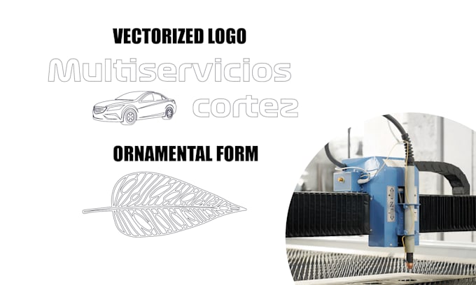 create custom svg dxf vector files for laser cut or cnc