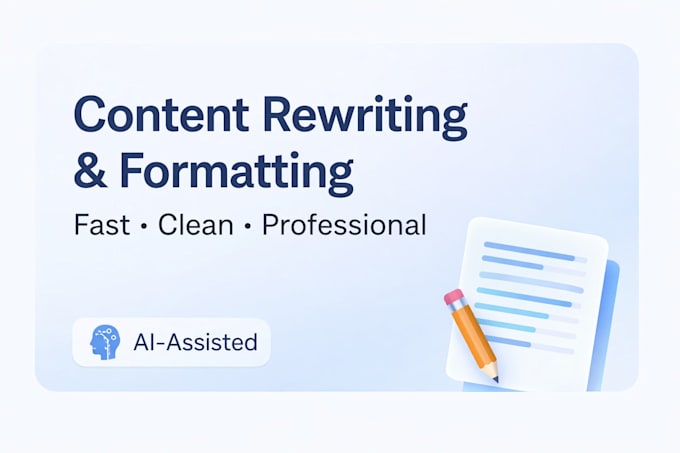 rewrite, rephrase, and format your content using ai