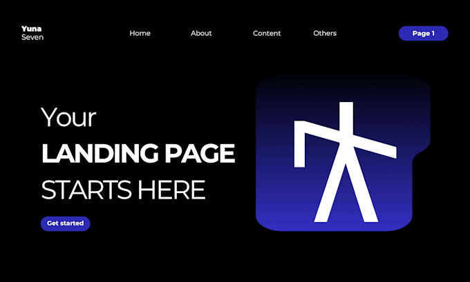 create a modern, responsive react landing page